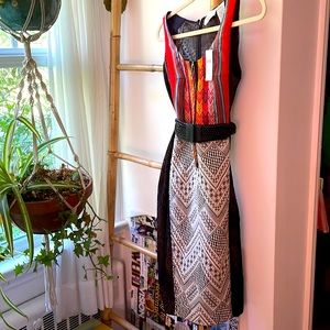 Spectacular, multi-colored Byron Lars dress, never worn.
